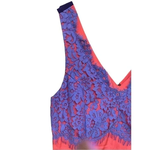Madison Marcus | Lace | Color-block | Dress | Size: S - Picture 5 of 14